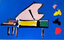 Giuseppe Chiari | Pianoforte | serigrafia a colori
