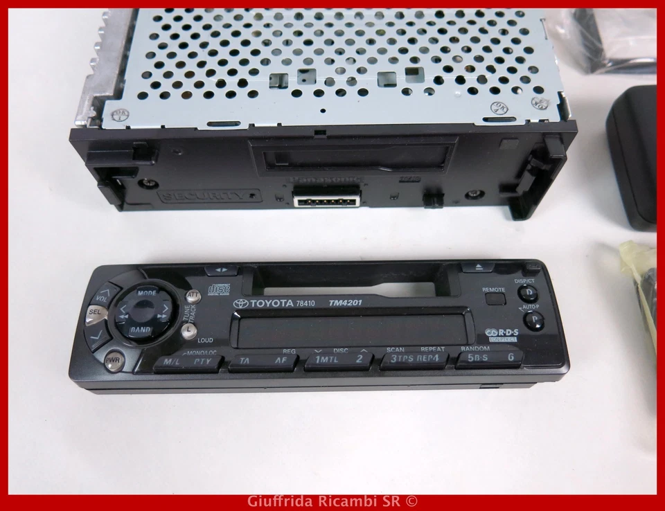 Autoradio a Cassette Toyota 78410 TM4201 Ricambi Auto Originali - Immagine 2 di 3