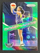Satou Sabally 2021 WNBA Prizm Dominance Green Prizm #12 Wings