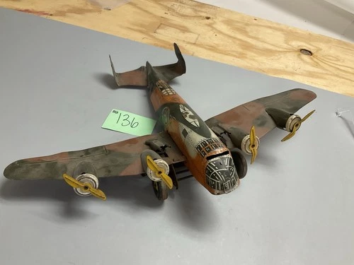 Marx Tin Litho Bomber Inop- BG- 136