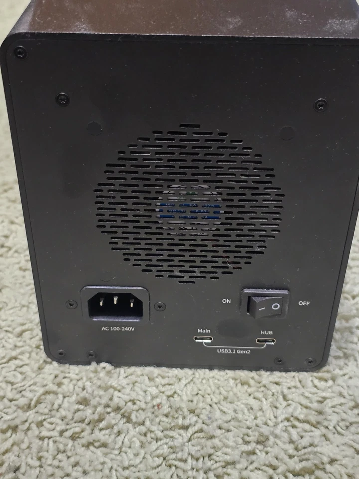 Orico 4 Bay External Hard Drive Enclosure 16tb 4x4 Tb Western Digital Blue HDDs - Image 3 of 4