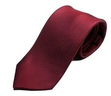 DRAKE'S London tie(DR1AAS-23692-05) 50oz Royal Twill solid tie Burgundy