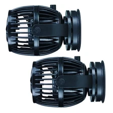 2 Packs Jebao RW20 PP20 Reef Wave Maker with Controller Powerhead Pump 110v US