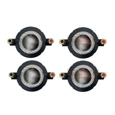 4Pcs 1.35" 34MM 8 Ohm Titanium Compression For Audio Speaker Driver Tweeter Horn