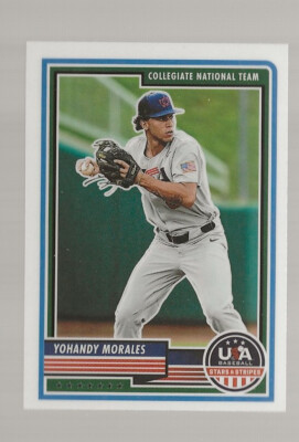 V76c) 2023 Panini USA Baseball Stars and Stripes Yohandy Morales