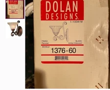 Two Dolan Designs Manchester 1 Light Wall Sconce in Peruvian 1376-60