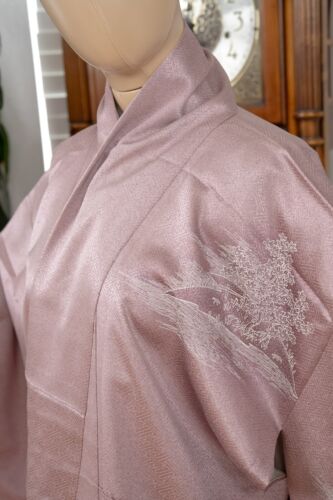 CARO ABITO DONNA KIMONO GIAPPONESE VANIGLIA AUTENTICO MADE IN JAPAN VINTAGE - Foto 4 di 10