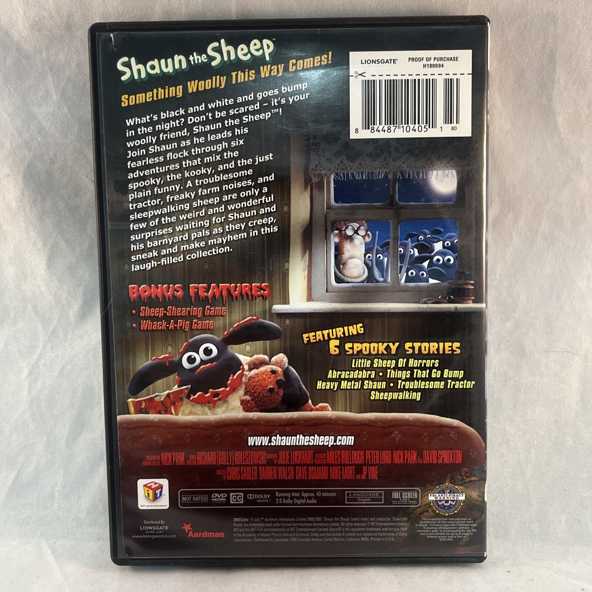 Shaun the Sheep: Little Sheep of Horrors DVD 884487104051| eBay