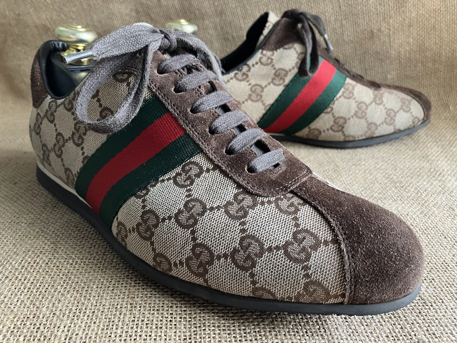 Baskets femme Gucci GG Guccissima marron en toile et daim US 9,5    EU 39,5 C