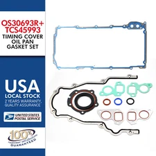 Timing/Front Cover Set+Oil Pan Gasket TCS45993+OS30693R For Chevrolet GMC Buick
