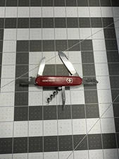 Victorinox Tourist Swiss Army Pocket Knife 84MM Small Spartan Red Name  - 7716