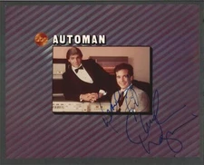 Desi Arnaz Jr. & Chuck Wagner - Dual Signed Autograph Color 8x10 Photo - Automan