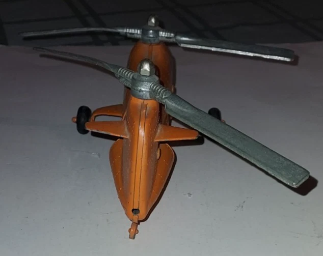 Vintage Toy Hubley Kiddle Metal Forest Ranger Helicopter VG - Image 2 of 4
