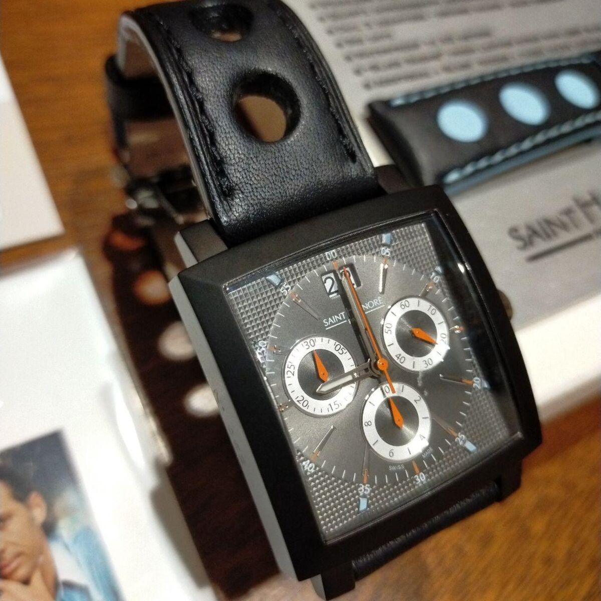Saint Honore Black Racing Limited Edition 100 Pieces Watch Saint Honore Black Racing Limited Edition 100 Pieces Watch
