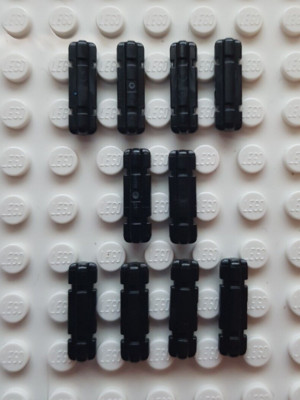 10x Lego Technic Achse 2 - black (schwarz) - 4109810 - 32062