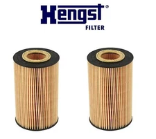 Mercedes C63 CLS63 E63 M63 S63 AMG OIL FILTER KIT Set of 2 OEM HENGST 0001803009