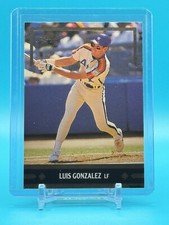 1991 Leaf Gold Rookies Baseball Card Luis Gonzalez Houston Astros #BC2