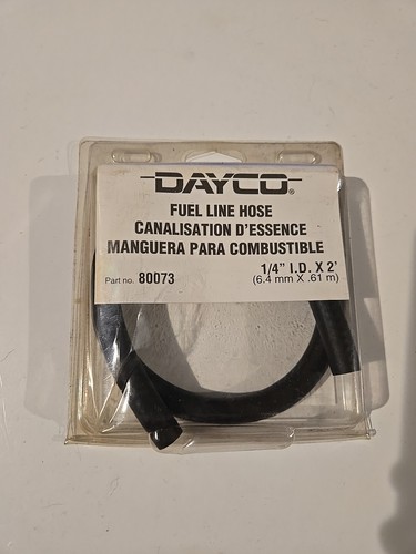 Dayco Fuel Line Hose 1/4" I.D. X 2' 80073