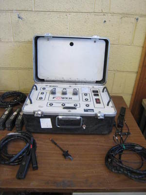 LIBERTY TECHNOLOGY MODEL MPM-100 AC/DC MOTOR POWER MONITOR W/LEADS AND PROBES #2
