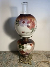 Success Pittsburgh Lamp PLB&G Floral Victorian GWTW Electrified Banquet Parlor