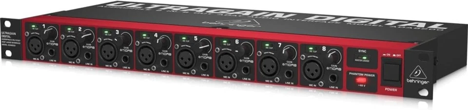 Versatile 8-Channel Microphone Preamp with Wired Connectivity and High Fidelity - Image 3 of 3