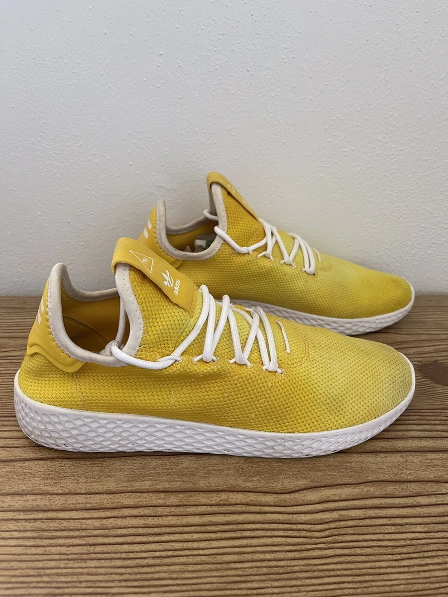 Adidas Pharrell Williams Tennis HU Holi Mens 7 Bright Yellow Low