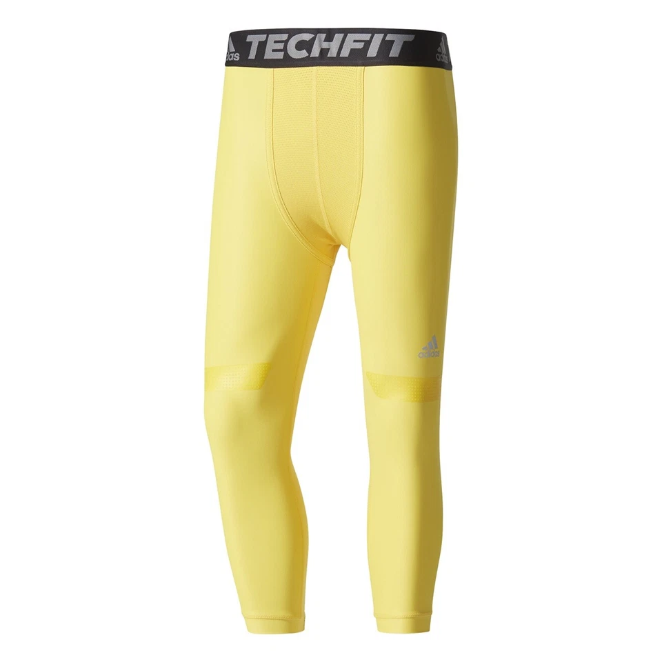 Adidas Techfit 3/4 Tights | XL | Eqtyel (Yellow) | Compression | BNWT - Image 2 of 3