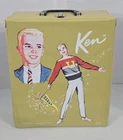 X-740 VINTAGE 1960'S MATTEL BARBIE KEN DOLL CARRYING CASE