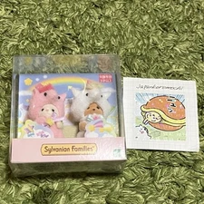 Sylvanian Families Baby pair set unicorn Toy poodle Silk cat Calico Critters JP