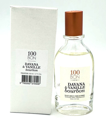 100 Bon Davana And Vanille Bourbon Eau De Parfum ~ Tester Presentation ~ 1.7 oz