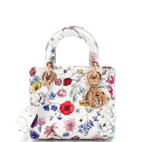 Christian Dior My ABCDior Lady Dior Bag Printed Leather Small