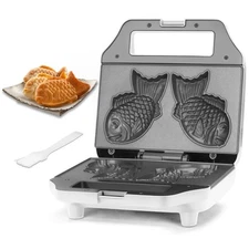 Taiyaki Fish-shaped Waffle Maker, 2 Pcs Electric Japanese Fish Shaped Waffle ...