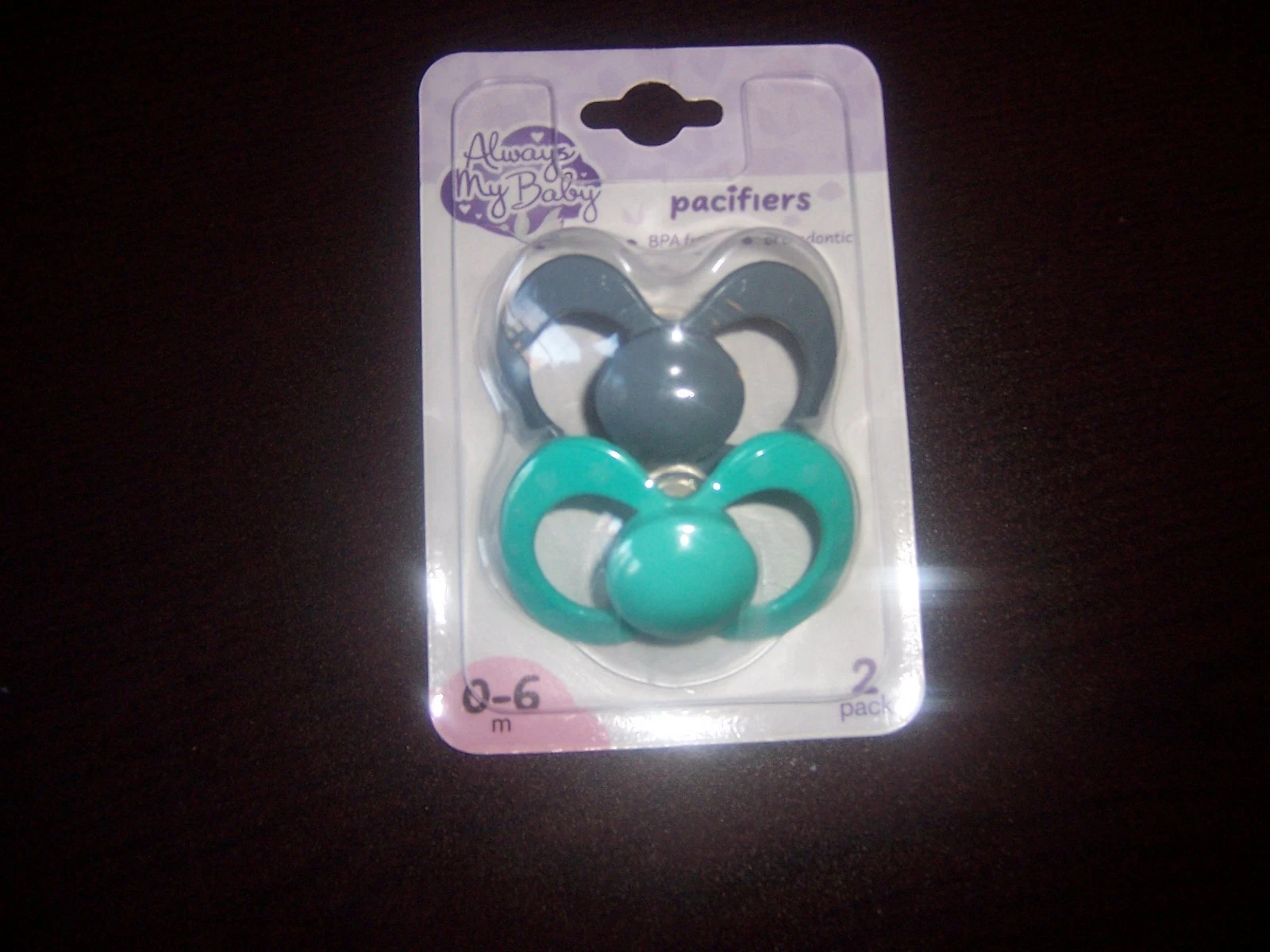 PACIFIERS ALWAYS MY BABY Hard to Find 0-6 months
Opens in a new window or tab