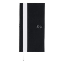 2026 Weekly Planner Left-Style Hobonichi Techo Weeks White Line Black