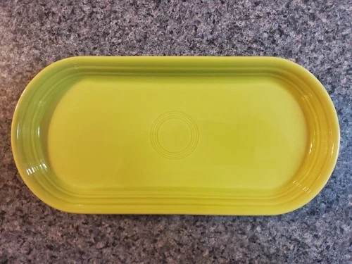 NEW Fiesta Lemongrass Bread Tray Oblong Serving Platter 11 7/8" RETIRED