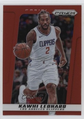2024-25 Panini Prizm Deca Red Prizm 55/199 Kawhi Leonard #126 pe8