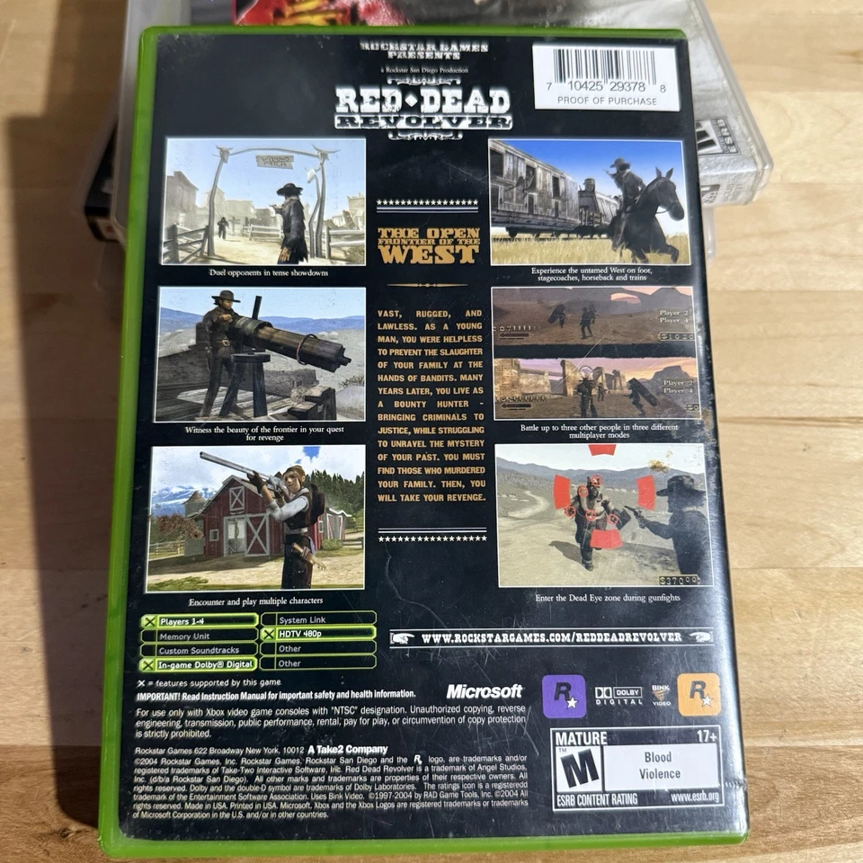 Red Dead Revolver (Microsoft Xbox, 2004) (No Manual) Tested & Working! - Image 2 of 4