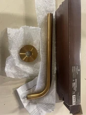Signature Hardware 12'' Shower Arm & Flange Brushed Gold MODEL: SHRSA123BG