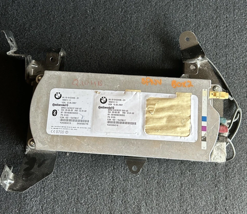 BMW 530 530i 2004 módulo de control telemático 84,10 9122446-01 Foto 2 de 4