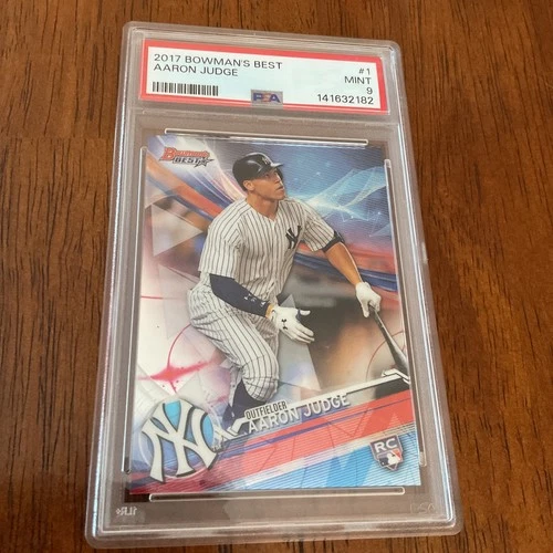 2017 Bowmans Best Aaron Judge Rookie RC #1 PSA 9 New York Yankees