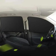 2Pcs Car Side Window Sun Shade Magnet Privacy Curtains UV Reflection Anti