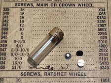 Lot Of 3 NOS Elgin 18s Pocket Watch Main/Crown Wheel Screws P/N 65