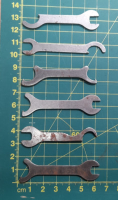 Vintage C-Schlüssel C-Hakenschlüssel, Haken Nasenschlüssel Restposten