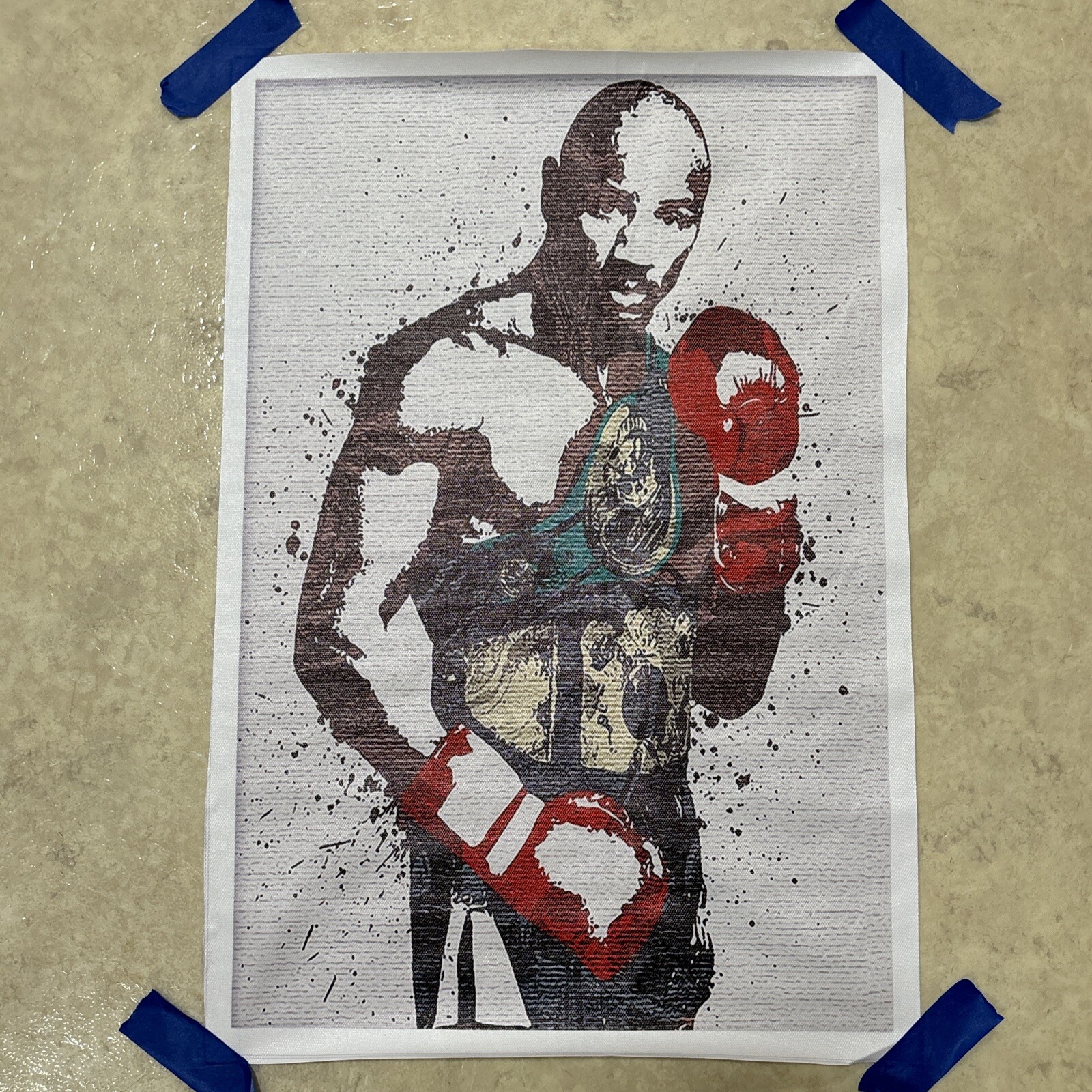 Marvin Hagler Pro Boxing Fan Art ✅ Canvas Wall Art Poster Print Man Cave ✅ NEW