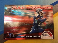 2020 Panini Elite Football MALCOLM BUTLER Titans Full Throttle Insert Red #30/99