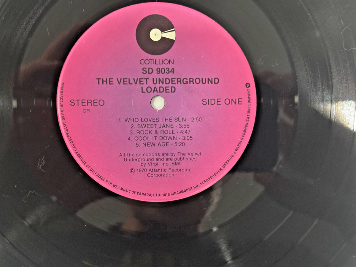 velvet underground loaded SD9034 US盤 【公式通販】