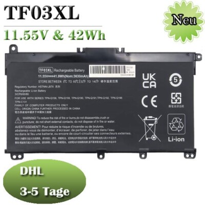  TF03XL Akku für HP Pavilion 15-CC Serie HSTNN-LB7L HSTNN-LB7X HSTNN-UB7J Laptop