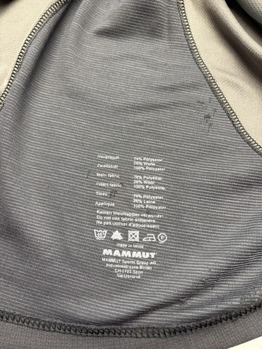 Mammut Alpine Thermo Shirt Women’s Size Medium Grey Base Layer Longsleeve - Picture 9 of 13