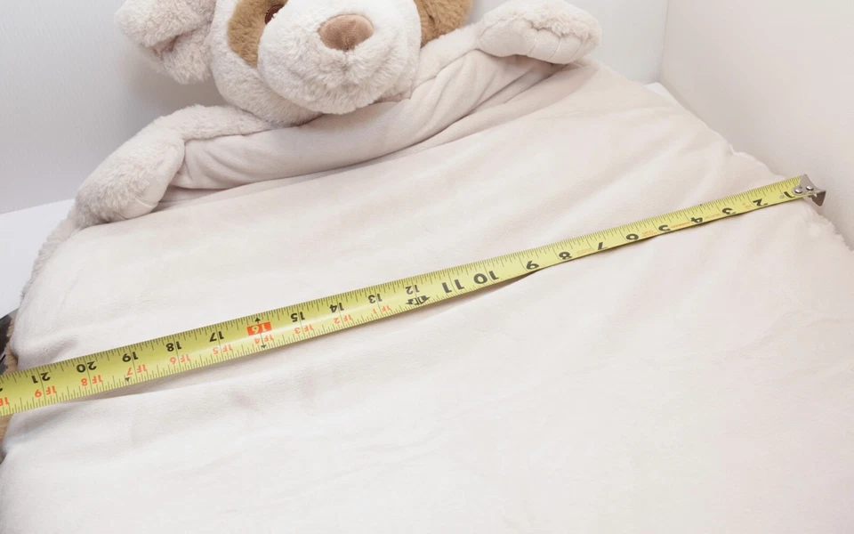 Bearington Baby Lil' Spot Manta Vientre, Beige Cachorro Perro Felpa Abdomen Time Mat Foto 4 de 4