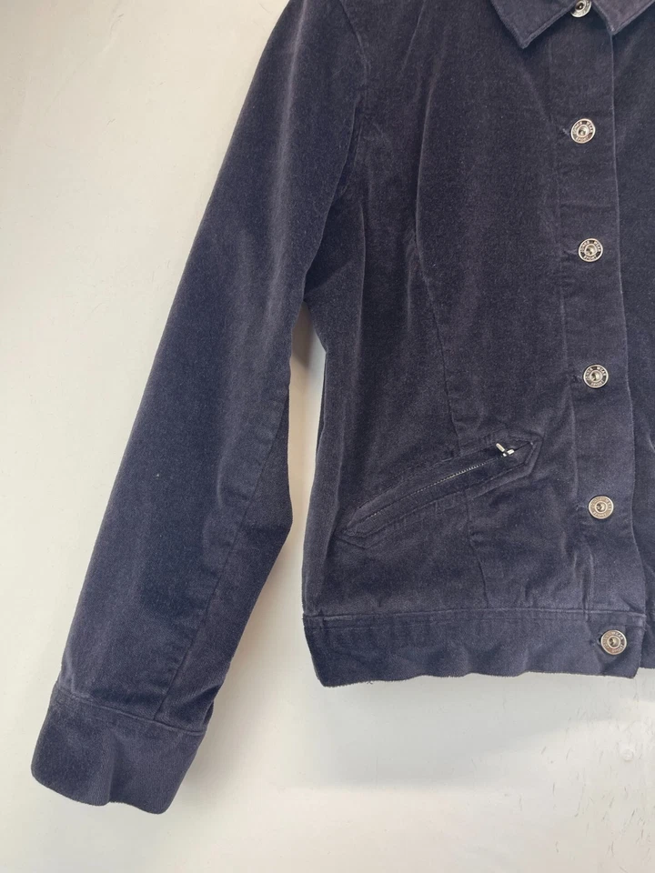 Jones Wear Sport Jacket - Womens Size 10 - Dark Blue - Stretch (1597) - Image 3 of 4